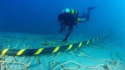 ILUSTRASI- Jaringan kabel bawah laut.(okezone)