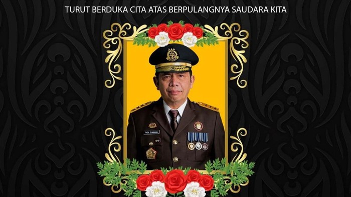 Jaksa Agung Muda Bidang Tindak Pidana Umum (Jampidum) Kejagung RI Fadil Zumhana dikabarkan meninggal dunia, Sabtu (11/5/2024).