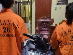 Pasangan Kekasih di Kota Sibolga Nekat Maling Motor, Terancam 9 Tahun Penjara