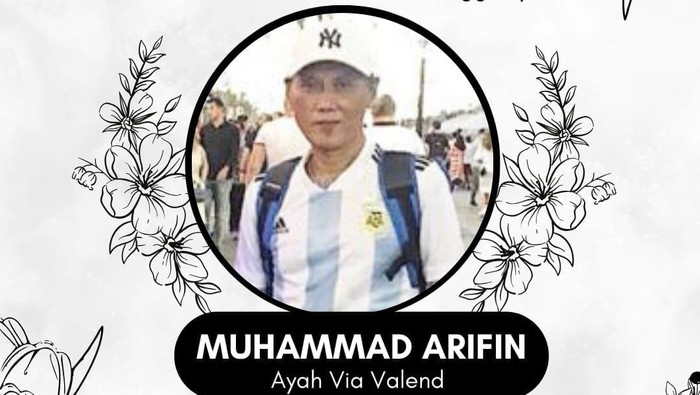 Ayah Via Vallen, Muhammad Arifin meninggal dunia.