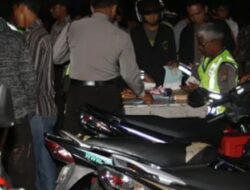 Polres Tanjung Balai Razia Cipta Kondisi : 19 Sepeda Motor Terjaring, Pisau dan Gunting Disita