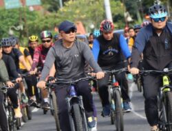 Kapolrestabes Medan Bersepeda Santai : Jalin Silaturahmi dan Jaga Kesehatan Tubuh