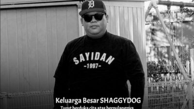 Personel Shaggydog, Danar Dono atau yang lebih dikenal sebagai Pam Pam meninggal dunia, Senin (10/6/2024). 