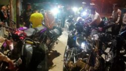 Malam-malam Polisi Razia, 34 Sepeda Motor Ditahan dan Ditilang