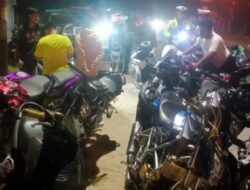 Malam-malam Polisi Razia, 34 Sepeda Motor Ditahan dan Ditilang