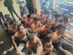 45 Anggota Geng Motor Ditangkap saat Akan Tawuran di Marelan