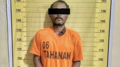 AS alias Idik (56), pengedar sabu yang selama ini meresahkan warga akhirnya ditangkap.