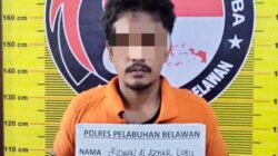 Ridwan (33), pengedar sabu yang biasa beroperasi di Jalan Karya Bakti, Kelurahan Tanjung Mulia, Kecamatan Medan Deli, Kota Medan akhirnya ditangkap.