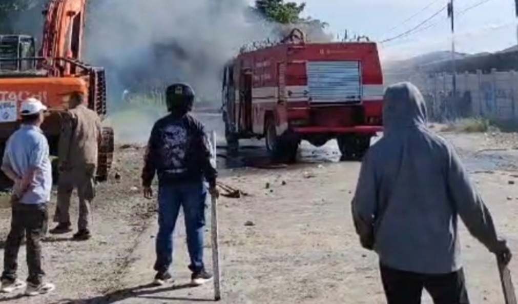 Penertiban di Kampung Kompak.(ist)