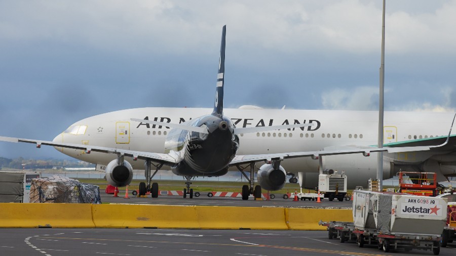 Pesawat Air New Zealand. Fotografer: Brendon O'Hagan/Bloomberg