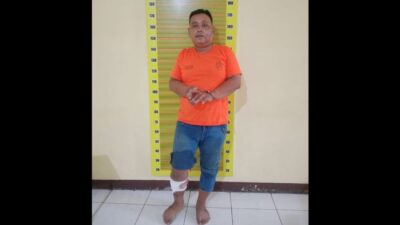 Petugas Subdit III Direktorat Reserse Narkoba Polda Sumut menangkap kurir sabu bernama Dedi Kurniawan (36). Polisi menyita 5 Kg sabu yang dibawa tersangka menggunakan sepeda motor.