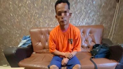 KAD alias Khairul Batak (37), pengedar sabu di Kelurahan Kampung Masjid, Kecamatan Kualuh Hilir, Kabupaten Labuhanbatu Utara, Sumatera Utara akhirnya ditangkap.