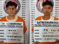 Dua Terduga Pengedar Sabu di Simalungun Diringkus saat Bersantai