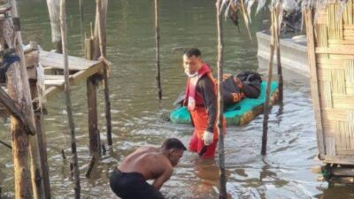 Pria Bertato Mahkota Ditemukan Tewas Tersangkut Jaring Udang di Paluh Tower