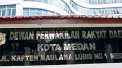 Kantor DPRD Kota Medan.(ist)