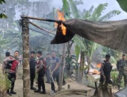 Tim Gabungan Polrestabes Medan Gerebek Barak Judi dan Narkoba Wilayah Sunggal