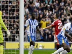 Liga Inggris, Brighton Kalahkan MU : 2 Goll Setan Merah Dianulir