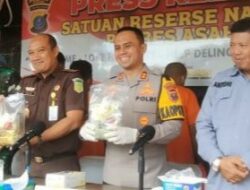 Polres Asahan Ungkap Peredaran Narkoba, 2 Kg Sabu Disita