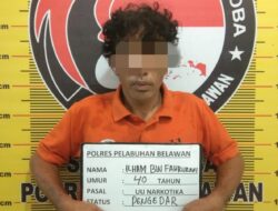 Pengedar Sabu di Medan Labuhan Buang Barbuk saat Digerebek