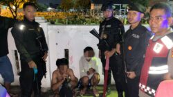 AF dan RAP, dua anggota geng motor Panglima Perang yang ditangkap petugas Polres Pelabuhan Belawan.