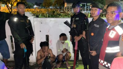 AF dan RAP, dua anggota geng motor Panglima Perang yang ditangkap petugas Polres Pelabuhan Belawan.