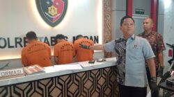 ISP dan FF (23), dua pencuri motor ini terpaksa jalan terpincang-pincang usai ditembak polisi.