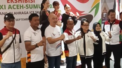 KONI Pusat Apresiasi FISI : Gelar Ekshibisi Ice Skating di PON XXI Aceh-Sumut