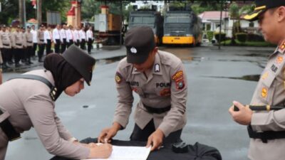 Penandatanganan naskah sertijab.(ist)