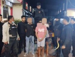 Panik Lihat Polisi, Anggota Geng Motor Tabrak Pohon saat Ditangkap