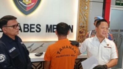 Kasat Reskrim Polrestabes Medan Kompol Jama Kita Purba berikan keterangan.(ist)