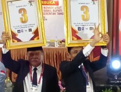 Paslon Bupati Deliserdang No 3 Yusuf-Bayu Ikut Deklarasi Pilkada Damai 2024