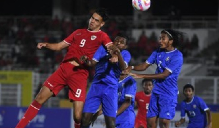 Penyerang Timnas U-20 kostum merah.(ist)