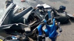 Brak ! Dua Sepeda Motor Tabrakan, Dua Pengemudi Tewas di Lokasi