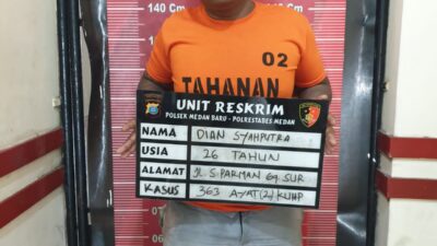 Dian Syahputra alias Marco alias Gajah (26), residivis kambuhan ini ditembak polisi karena kembali beraksi membobol gerai HP.