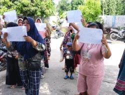 Emak-emak Pantai Labu Tolak Kehadiran Pengungsi Rohingya