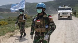 Foto arsip - Batalion Indonesia yang tergabung dalam Pasukan Perdamaian Perserikatan Bangsa-Bangsa di Lebanon (UNIFIL) menggelar patroli di sepanjang perbatasan Lebanon dan Israel pada 23 April 2020. (UN/Pasqual Gorriz)