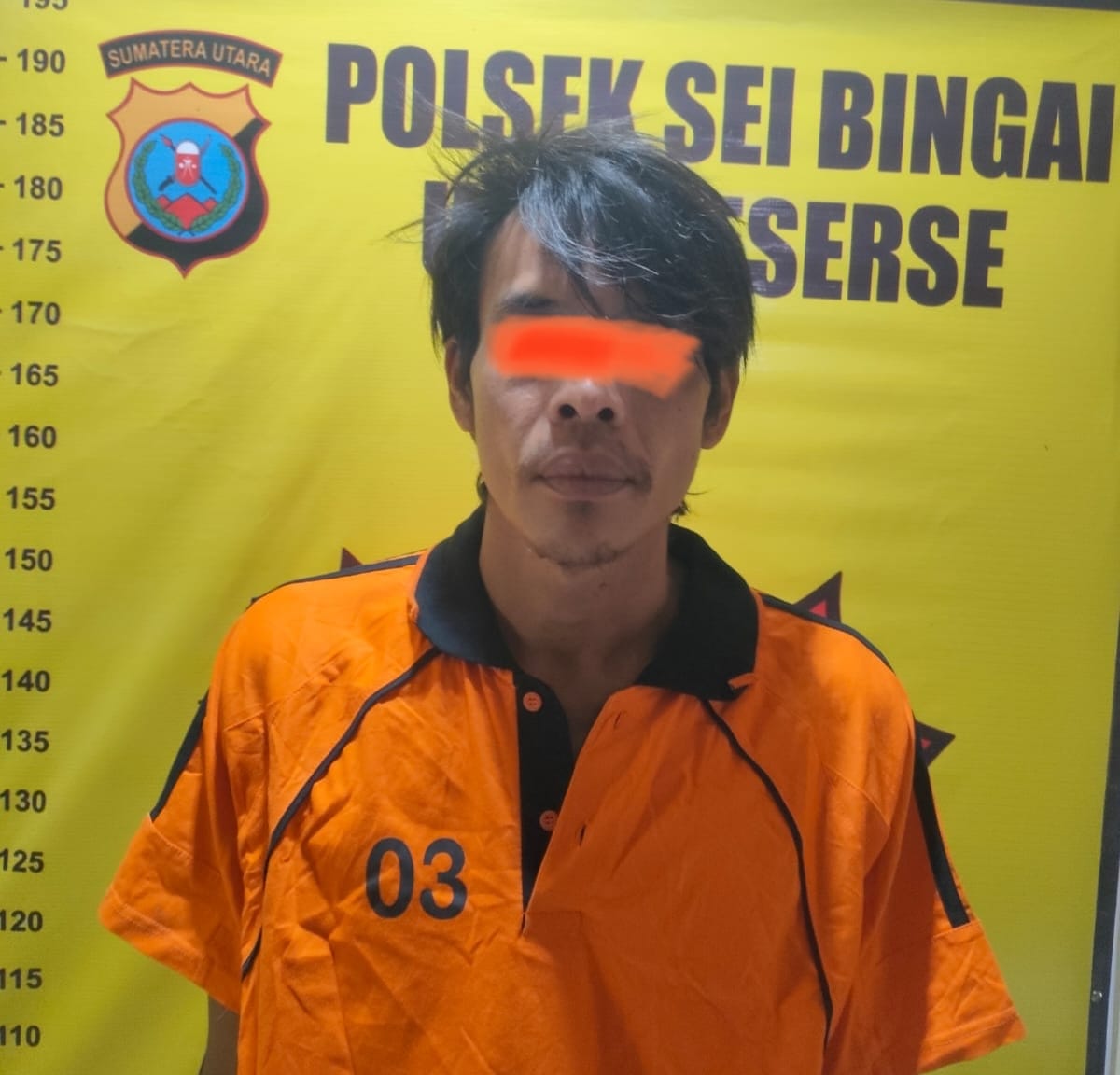 Petugas Unit Reskrim Polsek Sei Bingai dibantu penyidik Sat Reskrim Polres Binjai akhirnya menangkap JG alias Enta (37).