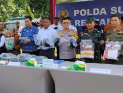 Polrestabes Musnahkan 31 Kg Sabu dan 5,7 Kg Ganja 