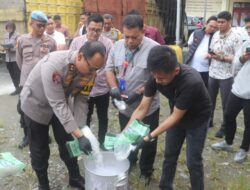 Polisi Musnahkan Ribuan Gram Sabu Milik Bandar dan Pengedar