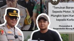 Kolase, Kapolrestabes Medan, Kombes Pol Gidion Arif Setyawan menyerahkan sepeda motor kepada pemiliknya.(ist)