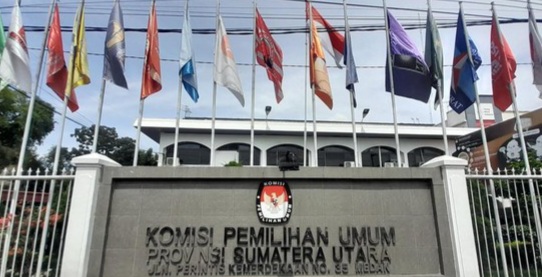 Kantor KPU Sumut.(ist)