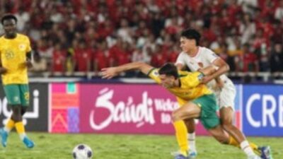 Salah satu laga Timnas Indonesia.(ist)