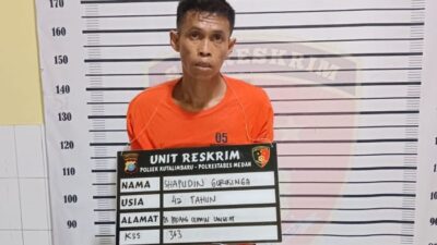 Syapudin Gurusinga (42), pelaku bongkar rumah ditembak polisi usai 6 kali beraksi maling motor.