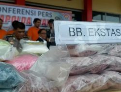 Polda Sumut Musnahkan Barang Bukti Narkoba Pakai Mesin Incinerator