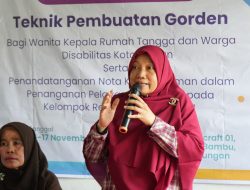 Bappeda Beri Pelatihan Keterampilan kepada Difabel dan Wanita “KRT”