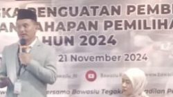 Bawaslu Sumut pada kegiatan konsolidasi media. (Ist)