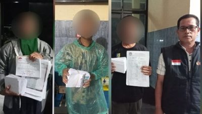 3 warga diduga timses pasangan calon terjaring OTT Polsek Labuhan Ruku diduga hendak lakukan serangan fajar.