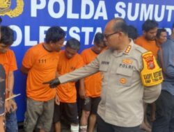 Resmob Polrestabes Medan Gulung Sembilan Dalang Spesialis Curanmor