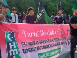 HMI Sumut Demo : Tangkap Pemilik Diskotik Cafe Duku