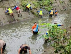 Gotong Royong Bersihkan Sungai, Pemko Medan Apresiasi Kombes Pol Gidion